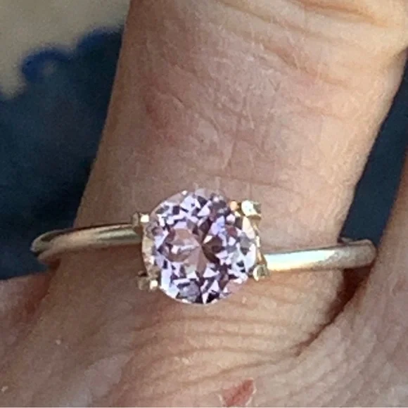 1.10 Ct Pink Tourmaline Round Faceted Gemstone - Picture 4 of 17